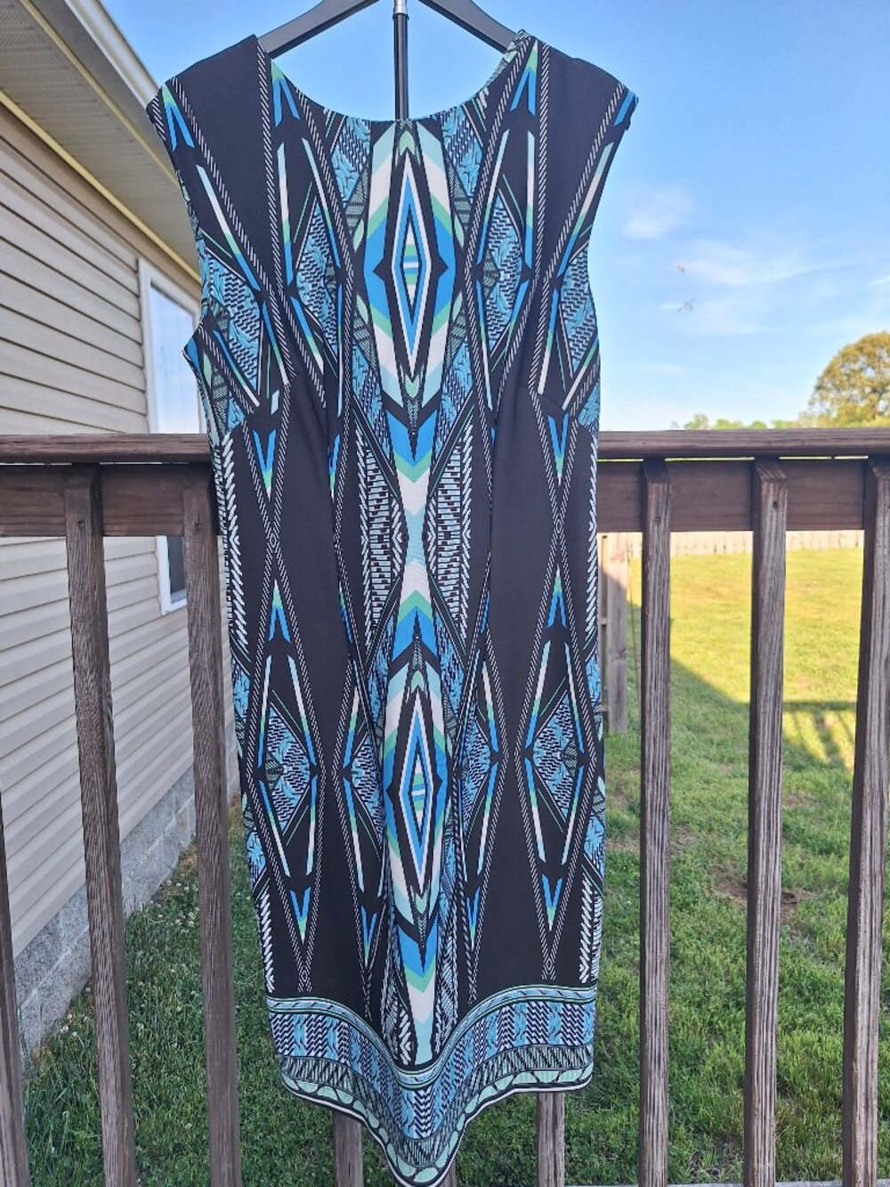 Madison Leigh Sleeveless Knit Sheath Dress Sz 16